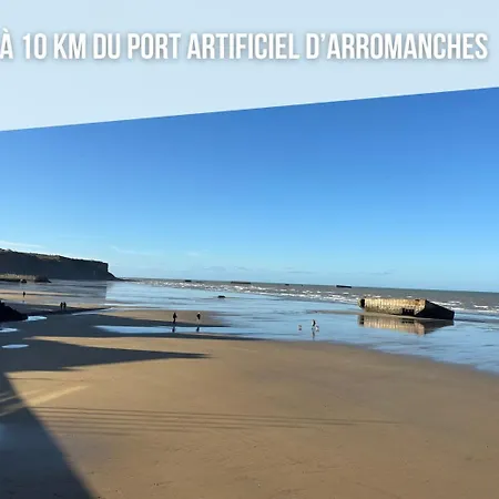 Les Pensees - Duplex Tres Confortable 2 Chambres, 1 Salle De Bain 2 Wc 1Er Etage D'Une Maison Parking Public En Face A 1 Km Bayeux 15 Km De La Mer Proche Plages Du Debarquement Apartment